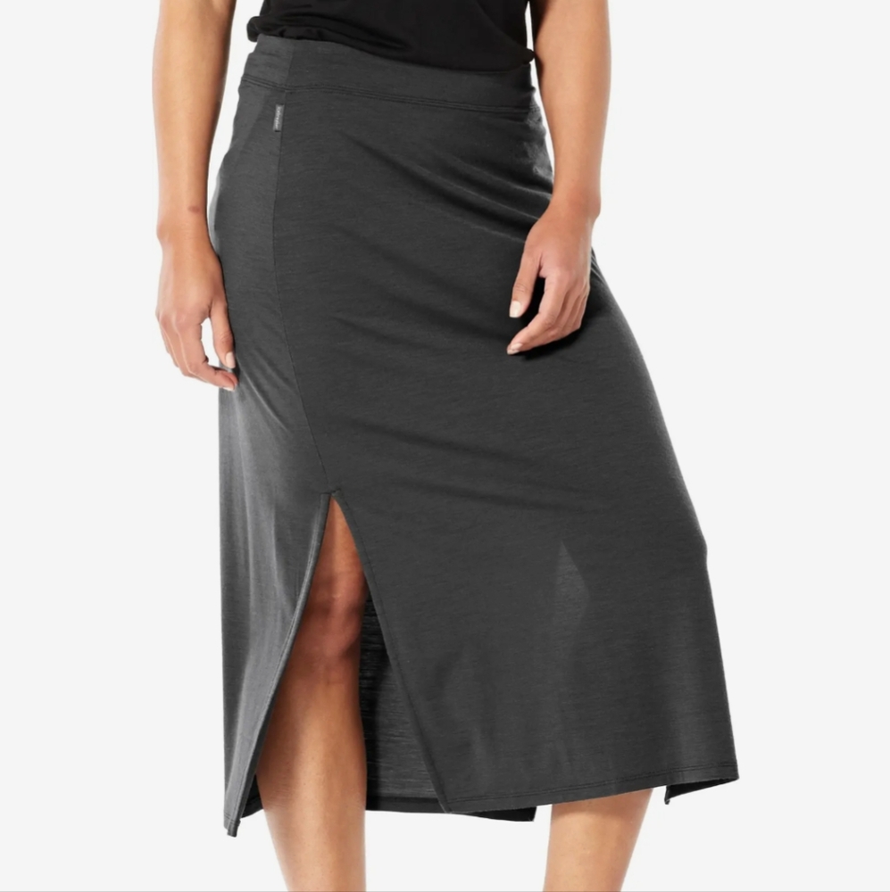 Icebreaker Yanni Midi Skirt Merino Wool size M